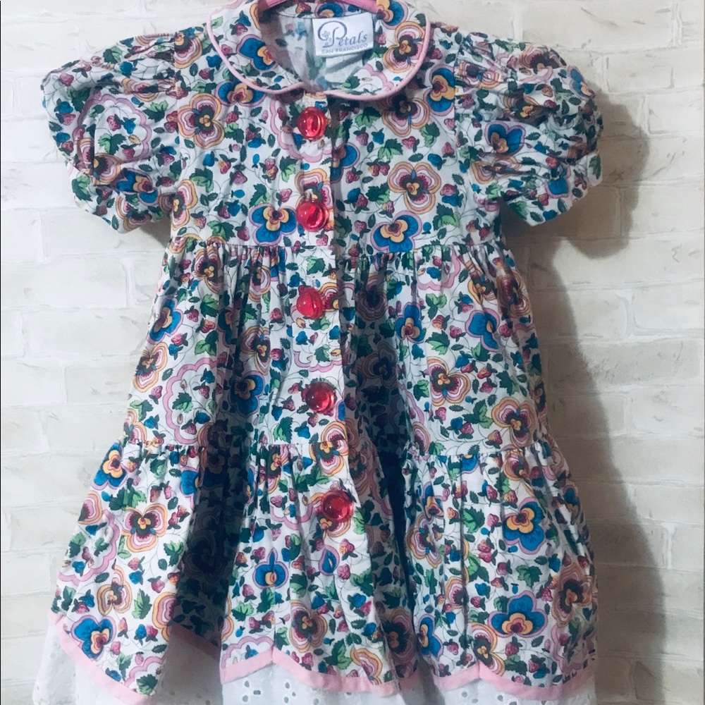Petals Vintage San Francisco Girl’s floral dress summer